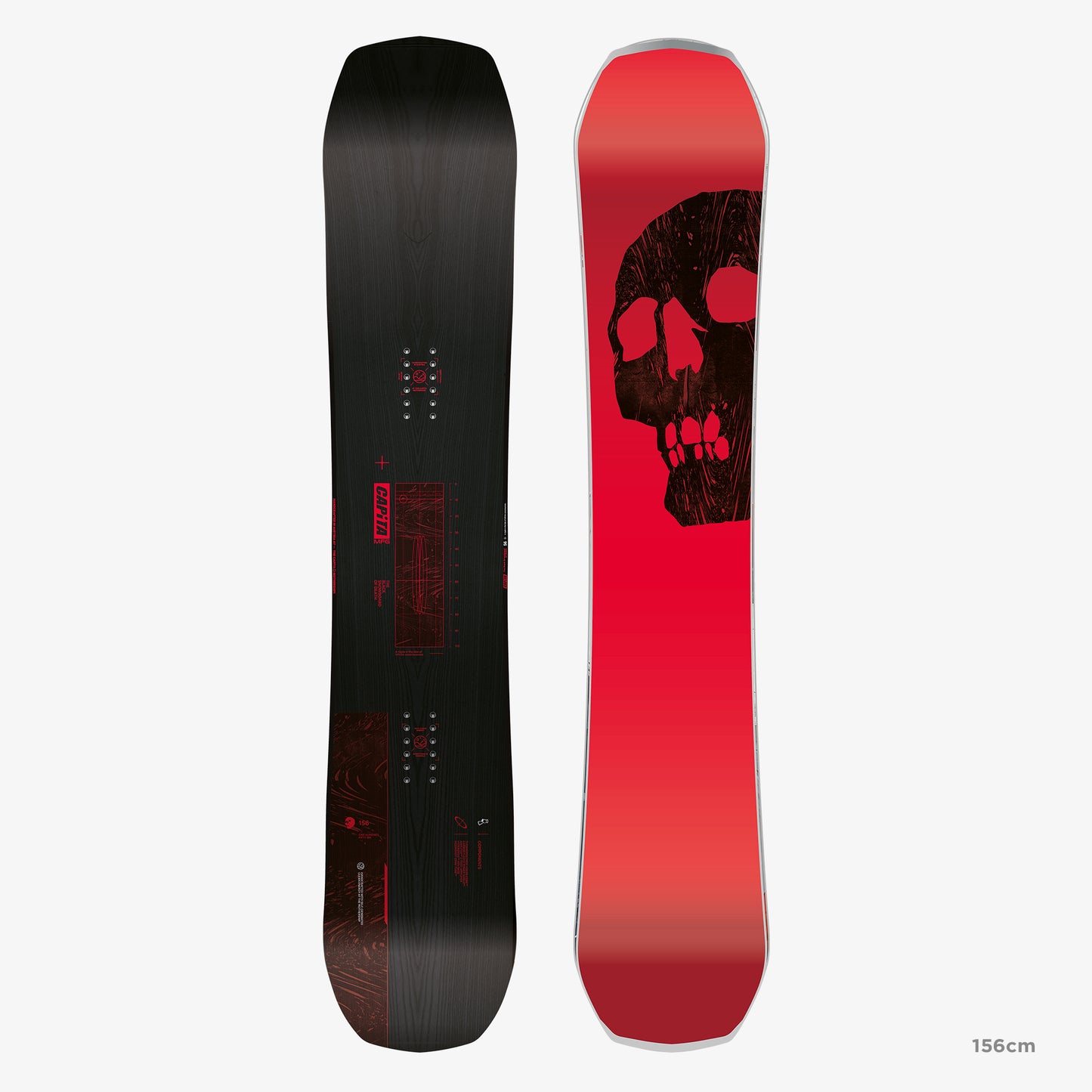 Capita Black Snowboard of Death BSOD Snowboard 2025